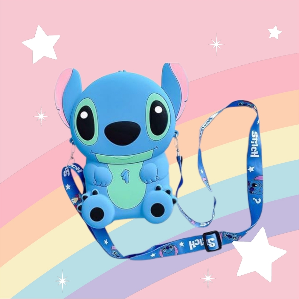 Kawaii Stitch Crossbody Bag – Cute Mini Purse w/ Adjustable Strap